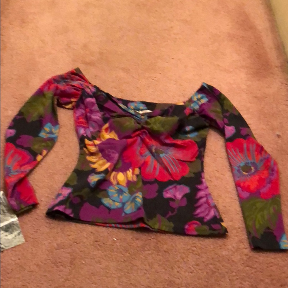 Betsy Johnson Longsleeve crop.